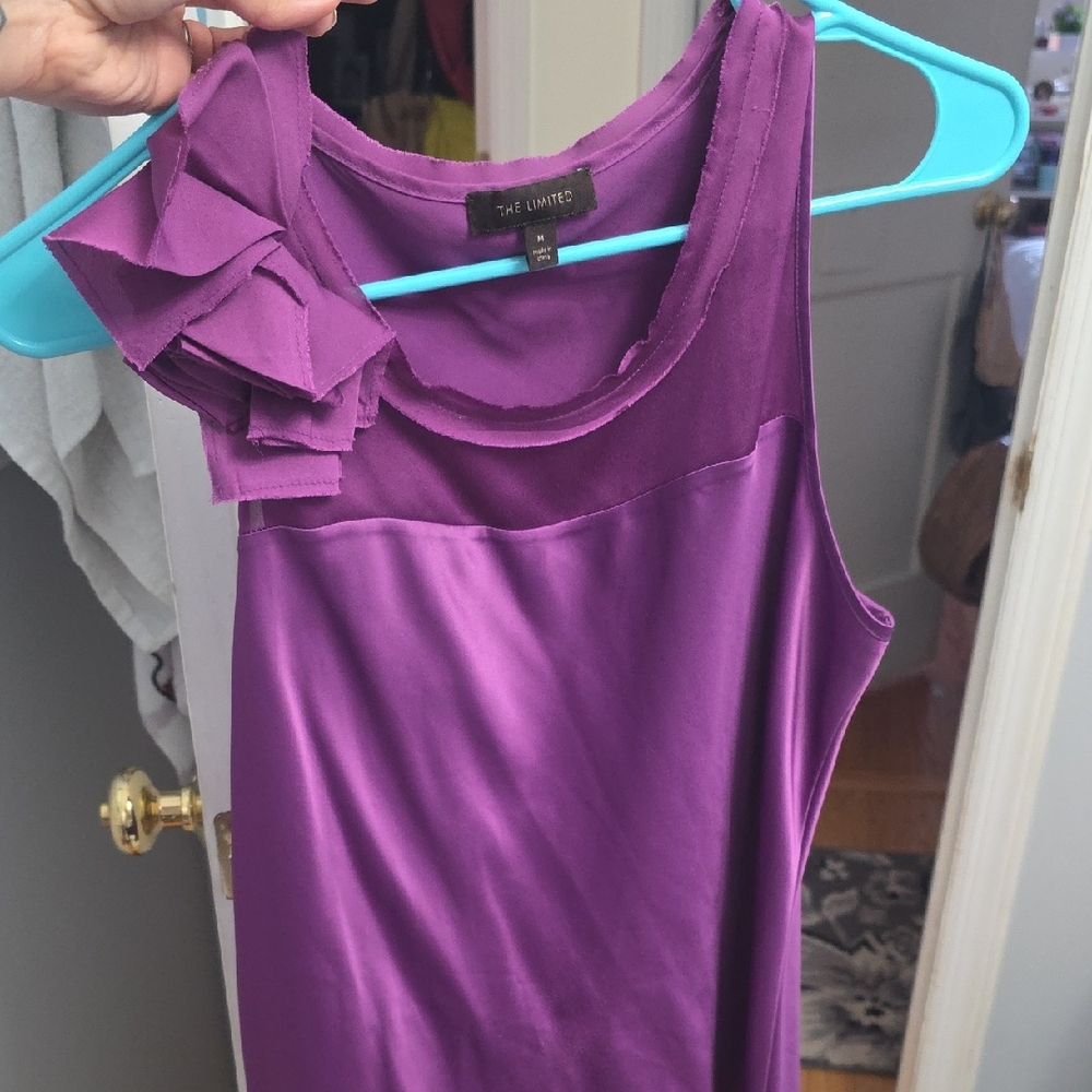 💚5/$20💚 The Limited Rich Purple Sleeveless Blouse
